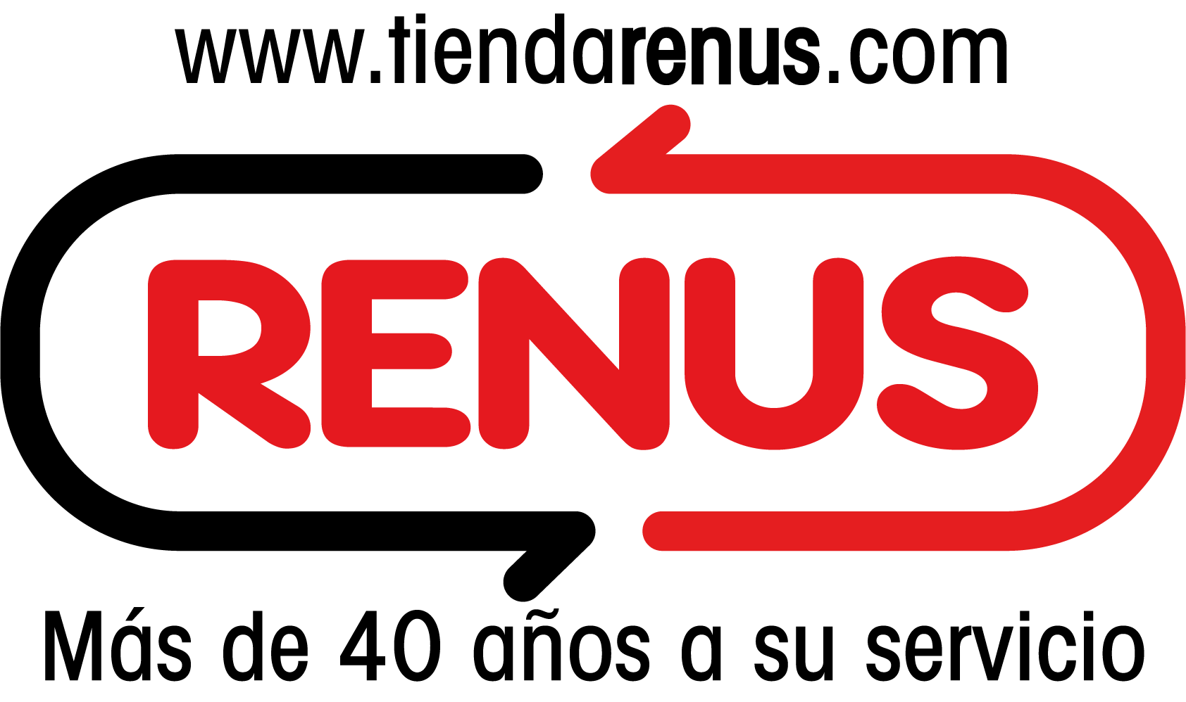 Móvil con logotipo y enlace a tiendarenus.com Movil Direccion Tienda Renus