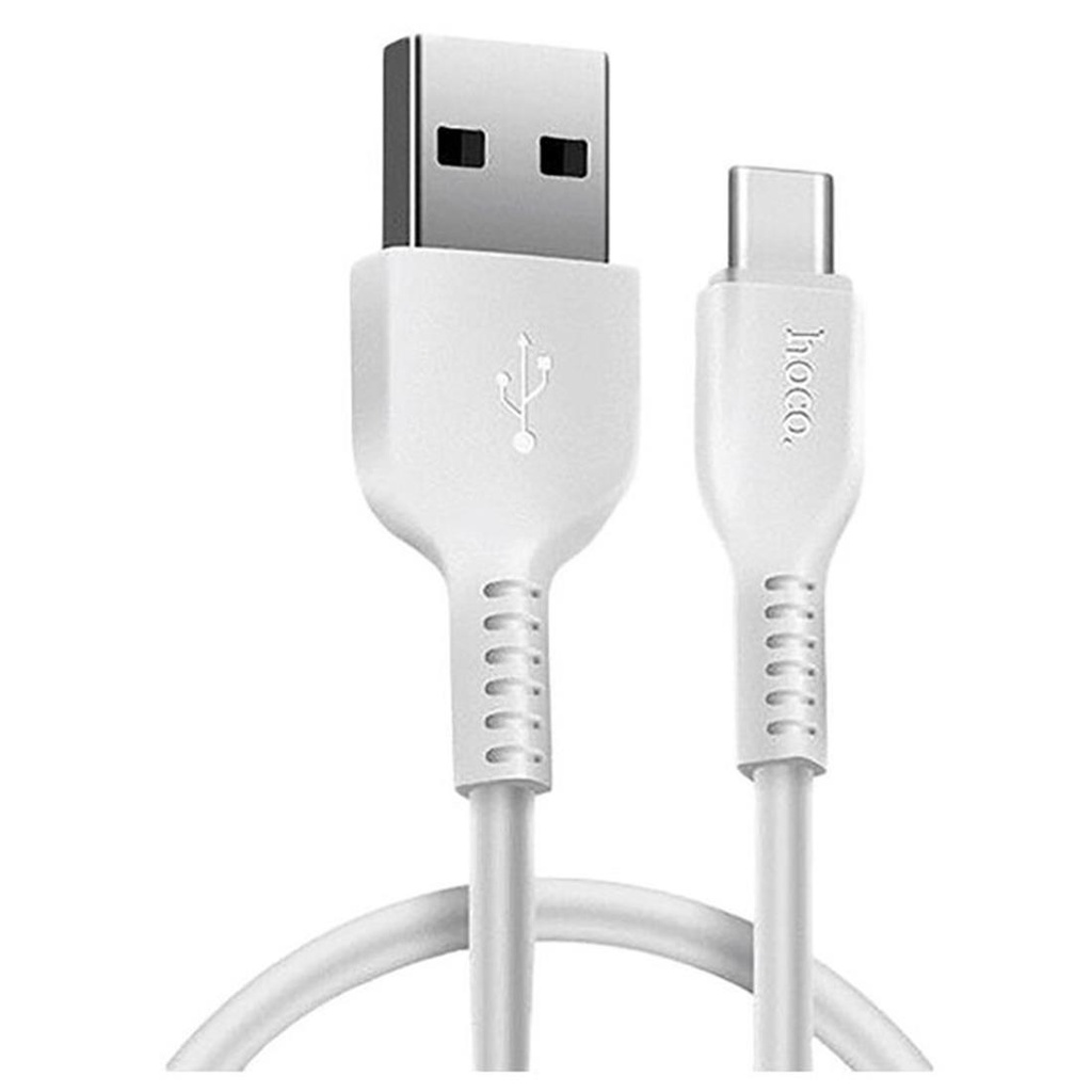 Cable USB a USB-C 1 metro Hoco X20 Flash Blanco