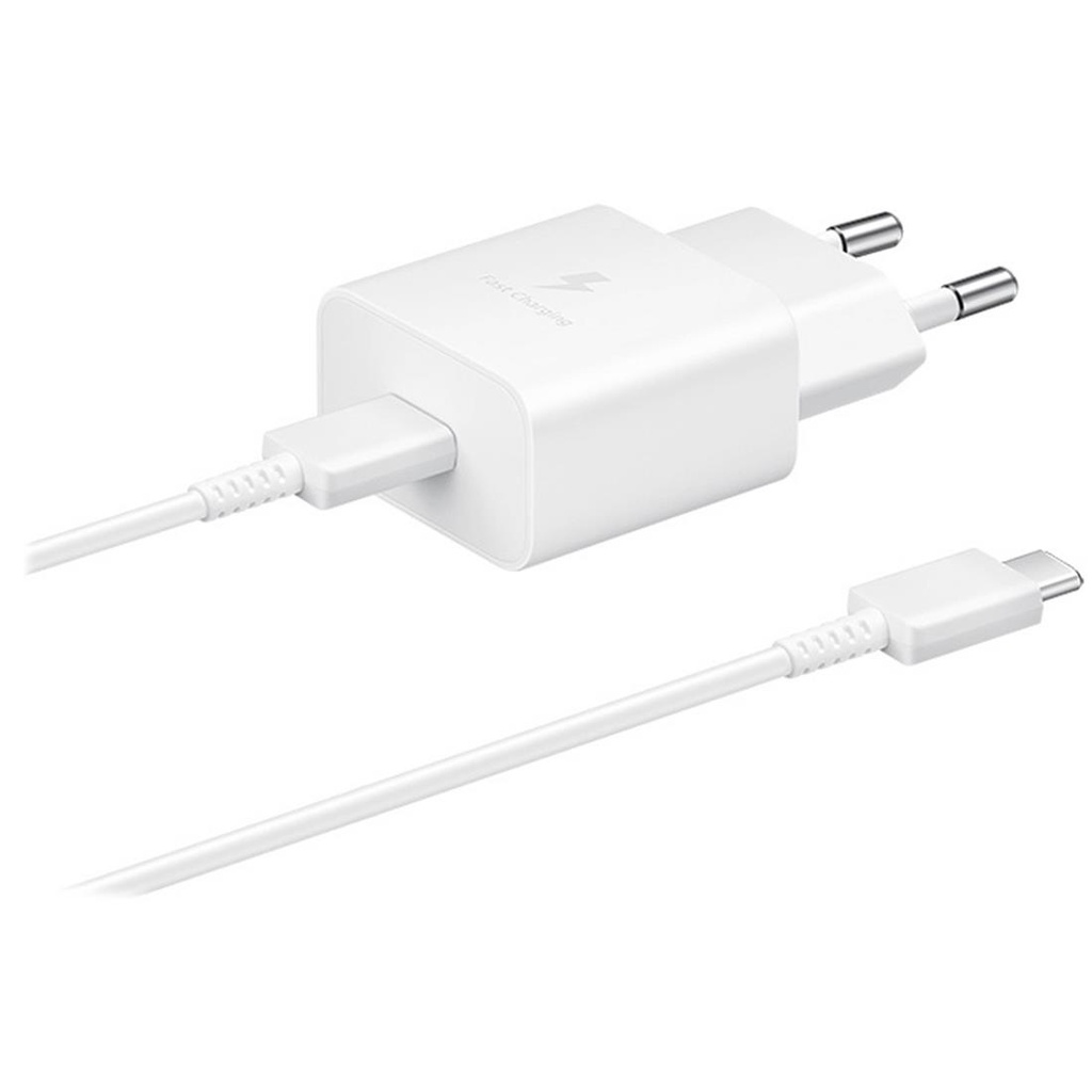 Cargador USB-C 15W+ Cable USB-C a USB-C 1 m Samsung (EP-T1510) Blanco