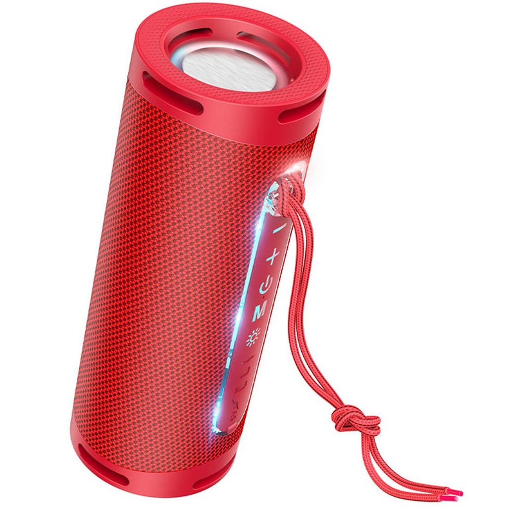 Hoco HC9 Altavoz Inalámbrico con Pulso de Luz  Rojo