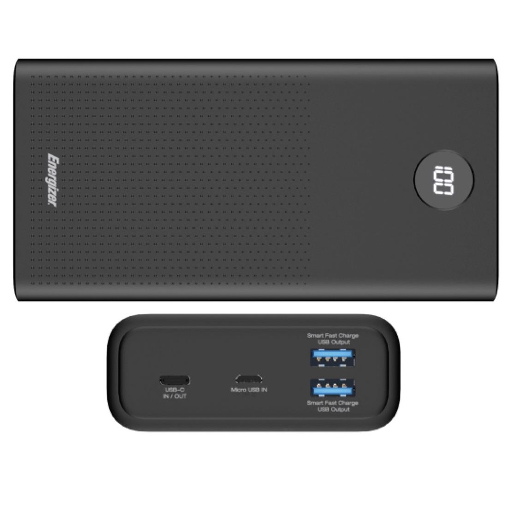 Powerbank 30.000 mAh 22.5W Energizer UE30016PQ con Pantalla