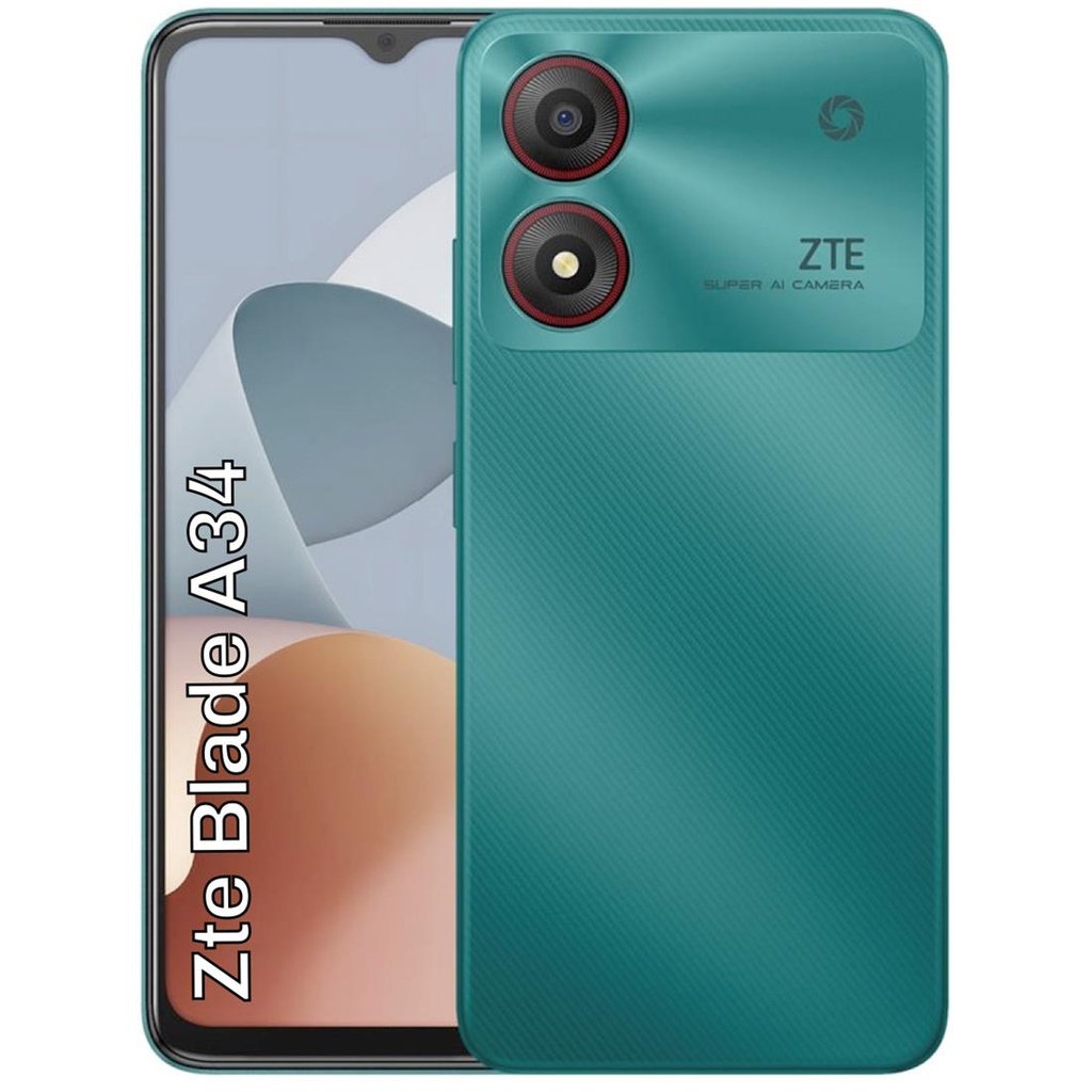 Zte Blade A34 6.6" HD+ 2+4GB 64GB Green