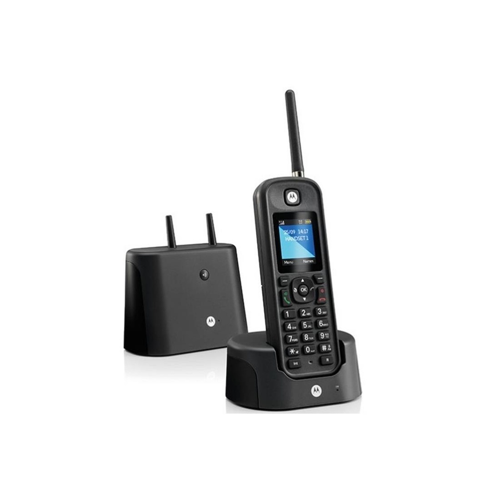 Motorola O201 Dect Largo Alcance (1 Kilómetro) Negro