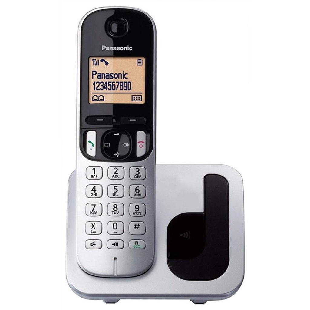 Panasonic KX-TGC210SPS Teléfono inalámbrico Gris/Negro