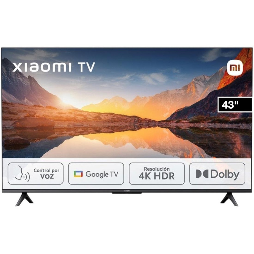 Televisor 43" Xiaomi A 2025 4K Ultra HD Google TV ELA5493EU