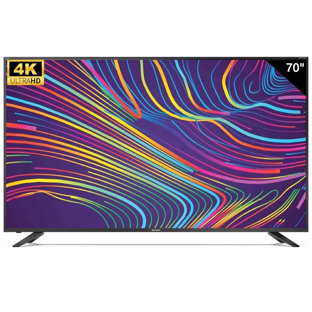 Televisor 70" Sharp Aquos 4K Ultra Hd Android TV C70CL5EM2AB