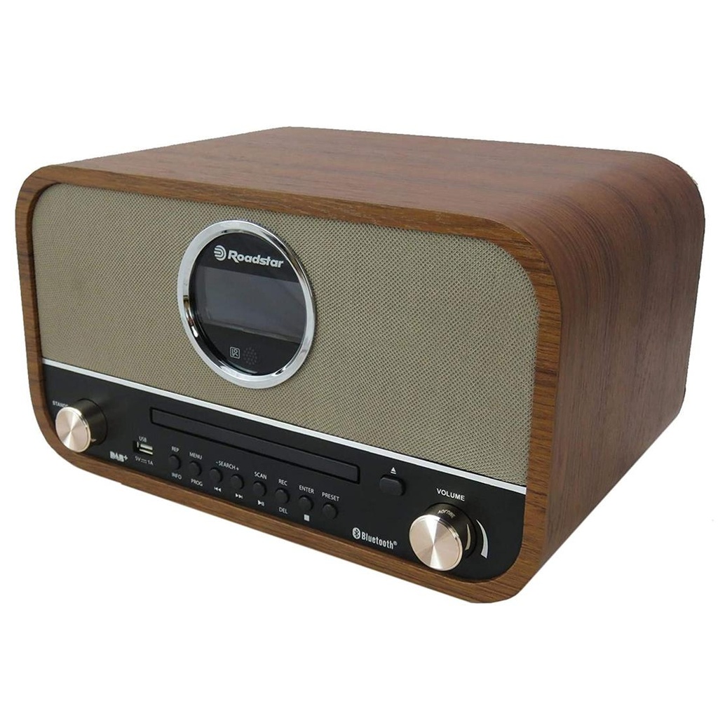 Roadstar HRA-1782 NDBT Minicade Retro con CD, USB y Radio