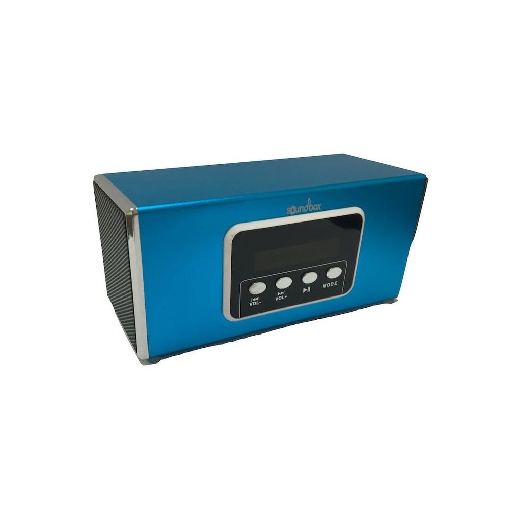 SOUND BOX AF-07 ALTAVOZ MP3 USB/MICRO SD AZUL