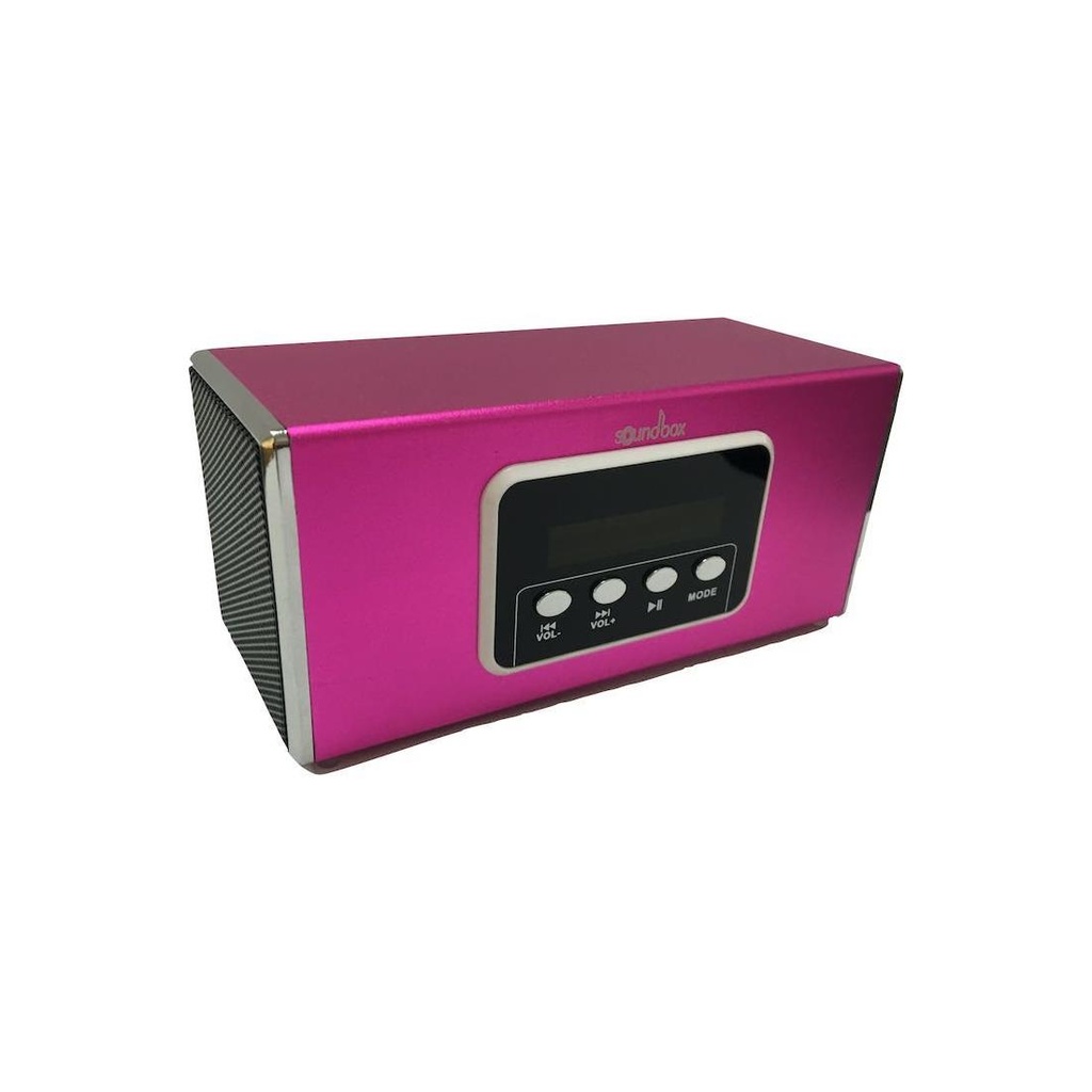 SOUND BOX AF-07 ALTAVOZ MP3 USB/MICRO SD ROSA