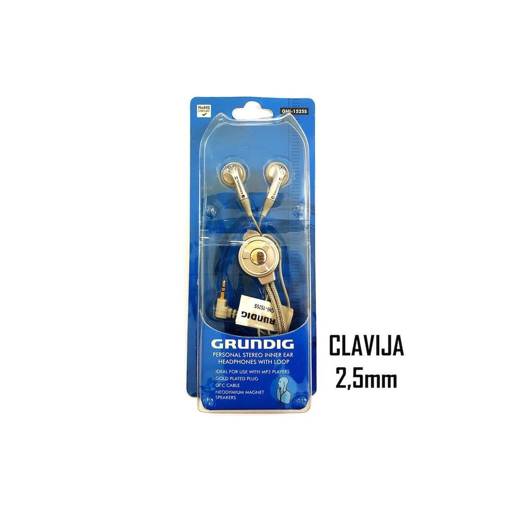 GRUNDIG GHI-1525 AURICULAR CLAVIJA 2.5MM