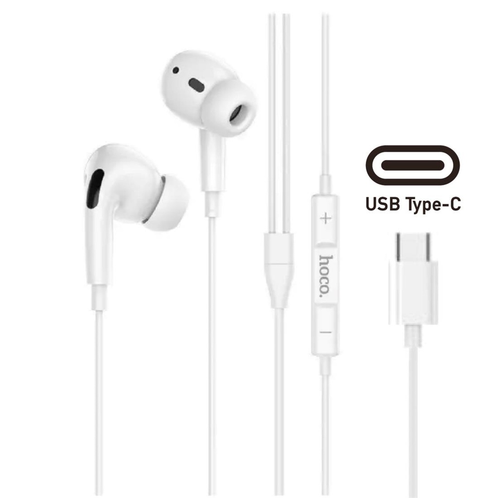 Hoco M83 Auricular USB-C Digital Blanco