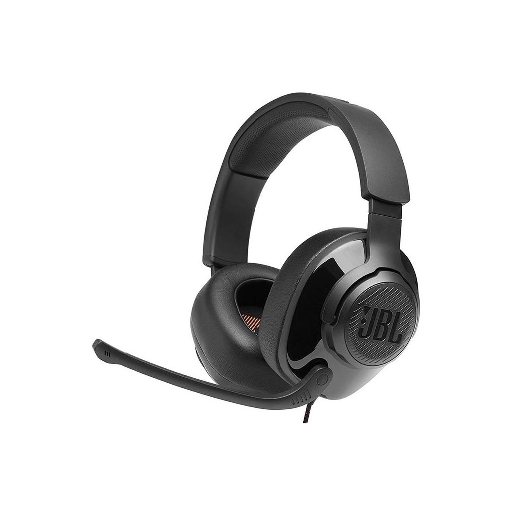 JBL QUANTUM 200 AURICULAR GAMING 3.5MM + SPLITTER BLACK