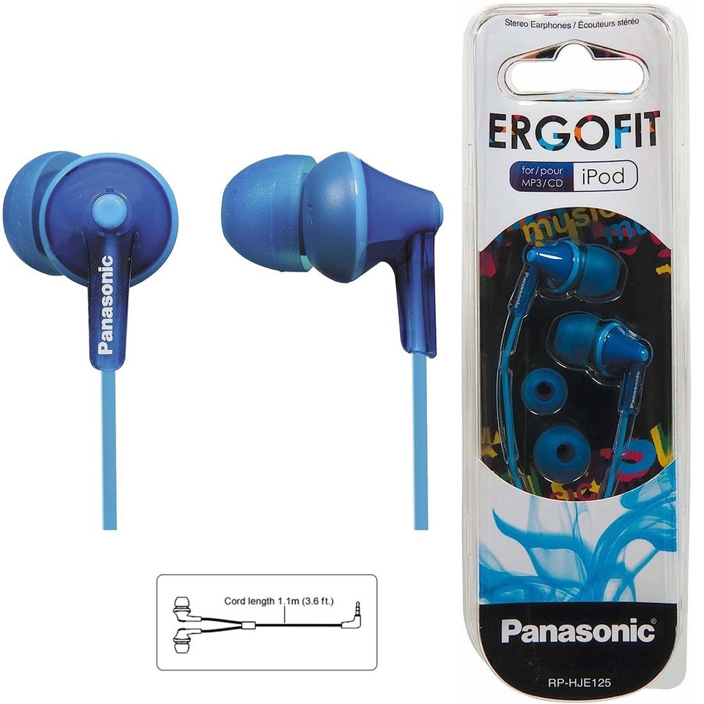 Panasonic RP-HJE125E-A Auricular Azul