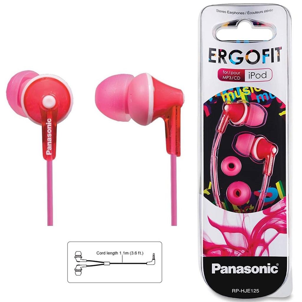 Panasonic RP-HJE125E-P Auricular Rosa