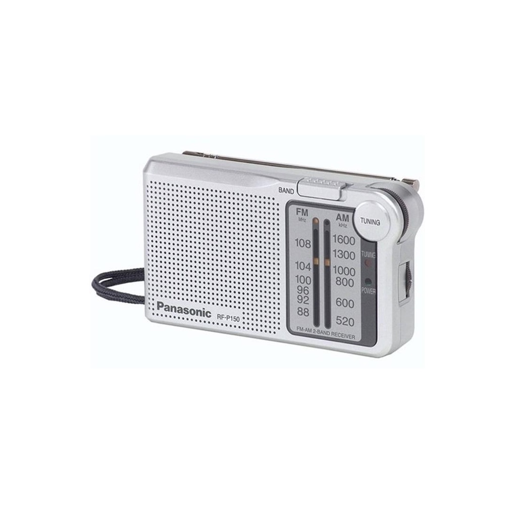 PANASONIC RF-P150 RADIO PORTÁTIL AM/FM PILAS PLATA