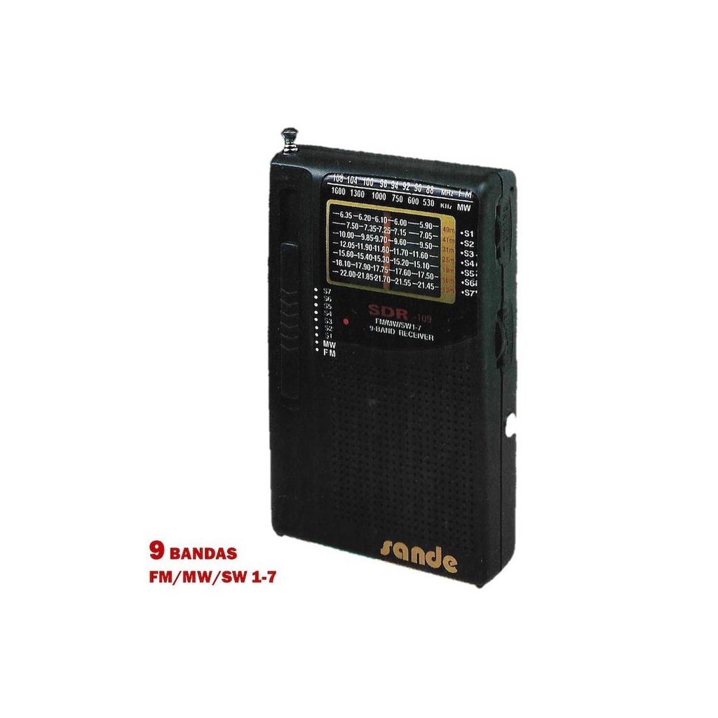 SANDE 109 SDR RADIO 9 BANDAS AM/FM