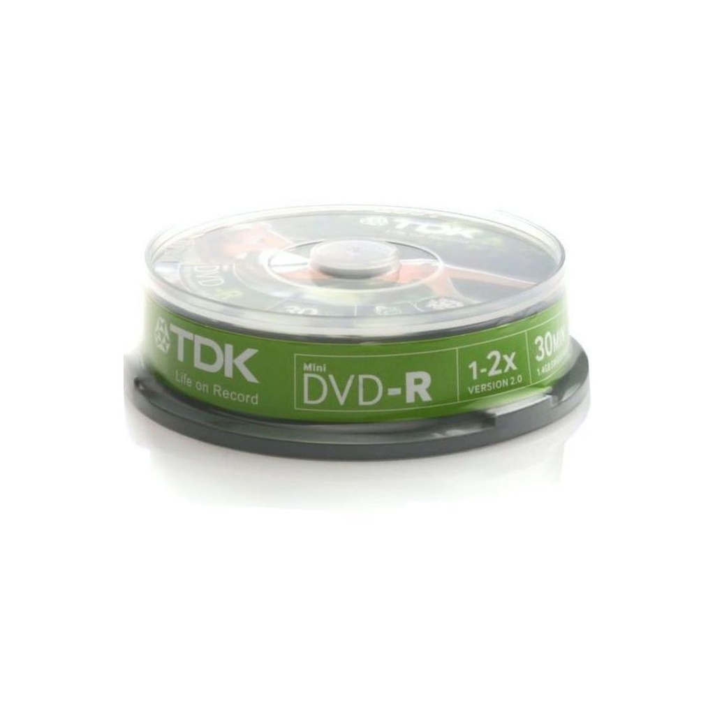 TDK DVD-R1.4 CBEB10 VIDEOCÁMARA (TARRINA 10)