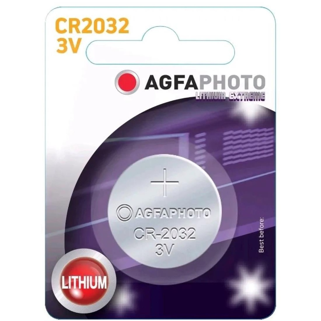 AgfaPhoto Extreme Pila CR2032 3V Pack 1 Und