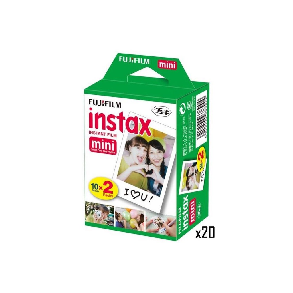 FUJIFILM Papel Fotográfico INSTAX MINI BIPACK (2X10)