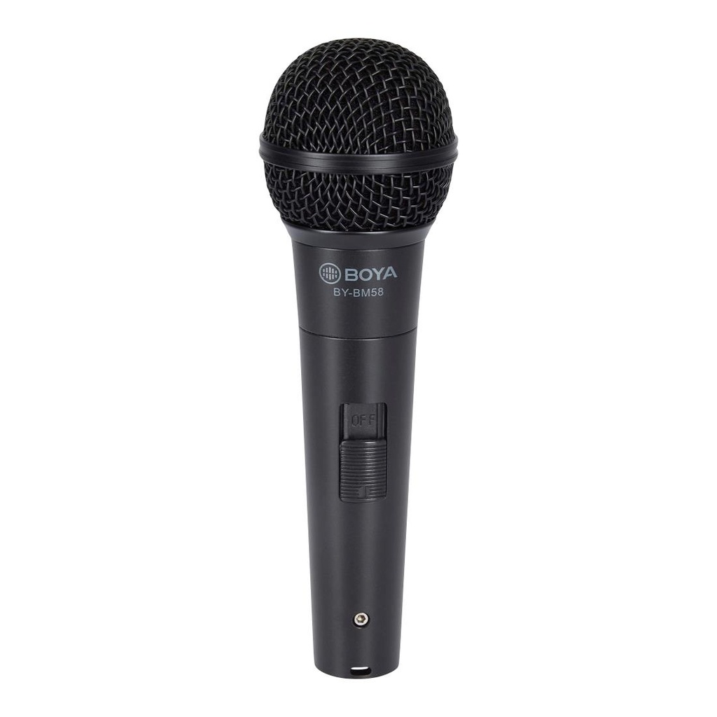 BOYA BY-BM58 Micrófono vocal de mano con cable XLR