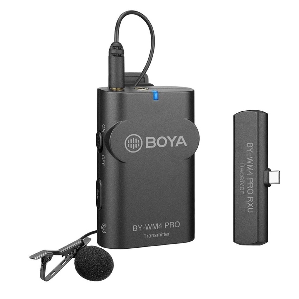 BOYA BY-WM4 PRO K5 Sistema de micrófono inalámbrico 2.4G USB-C