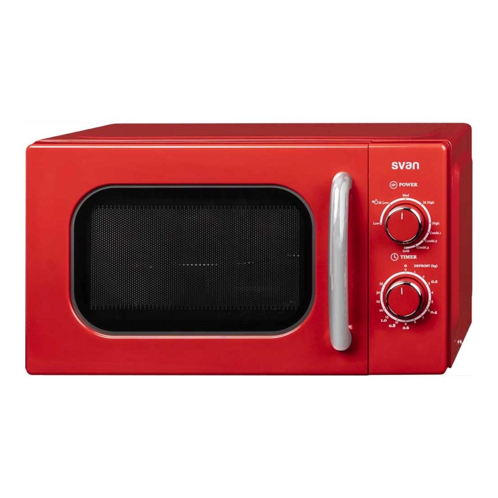 SVAN SVMW730RR MICROONDAS 700W 20L ROJO