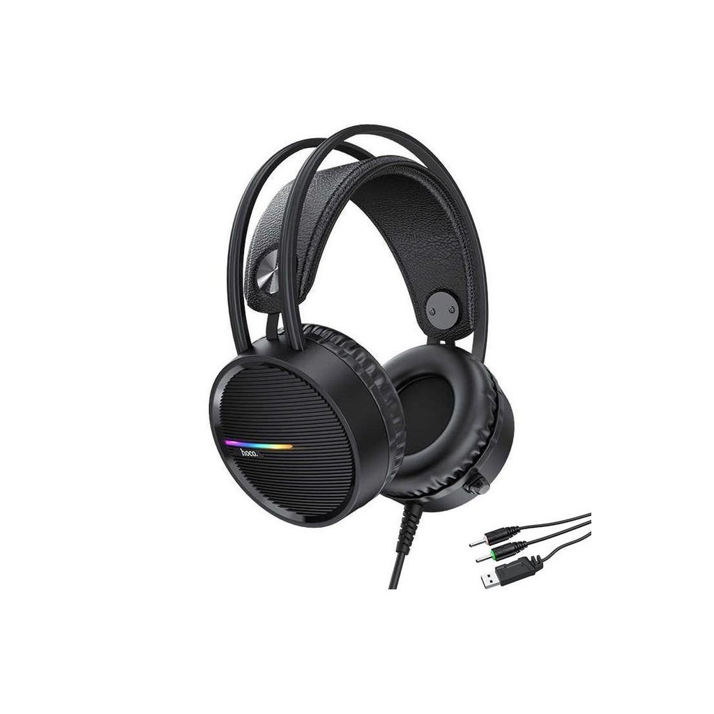 Auricular Hoco W100 TOURING GAMING 3.5MM + USB