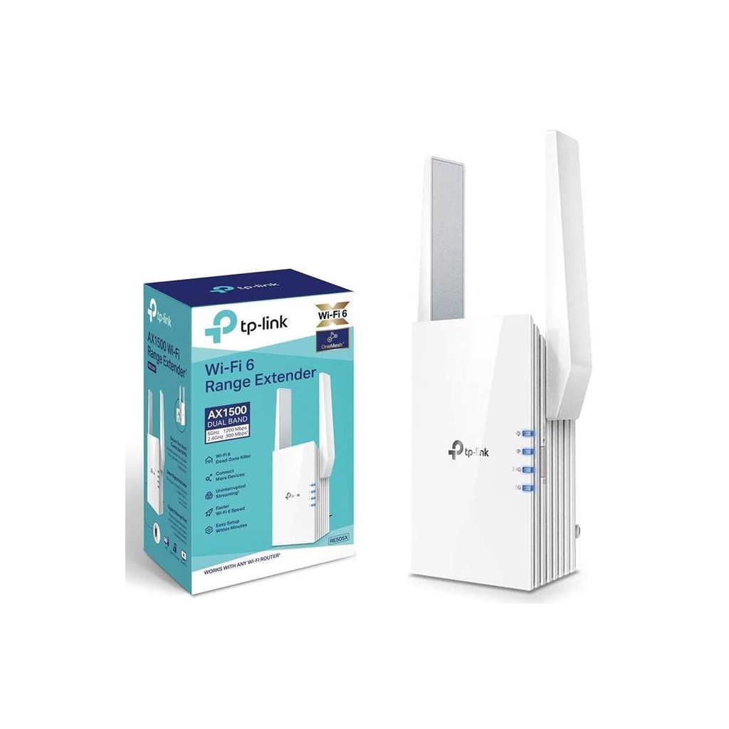 TP-Link Extensor de Red Wi-Fi AX1500 (RE505X)