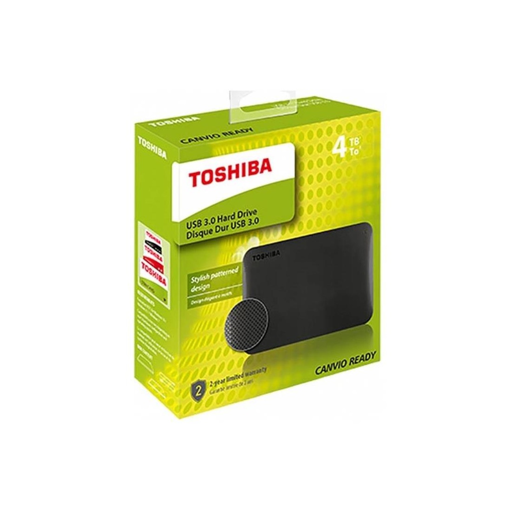 DISCO DURO EXTERNO TOSHIBA 4 TB USB 3.0 CANVIO BASIC