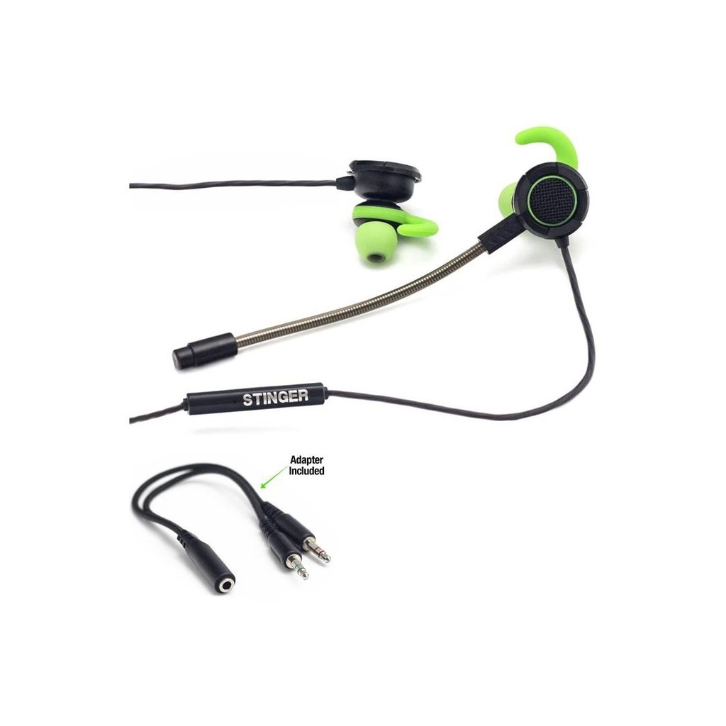 AURICULAR WOXTER GAMER BUD GREEN GAMING