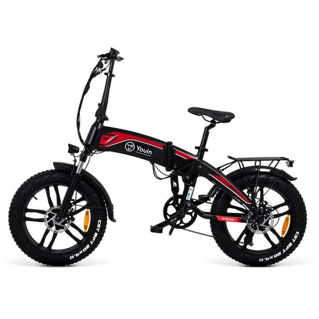 Youin BK1400R Bicicleta Ride Dakar Fat Bike Roja