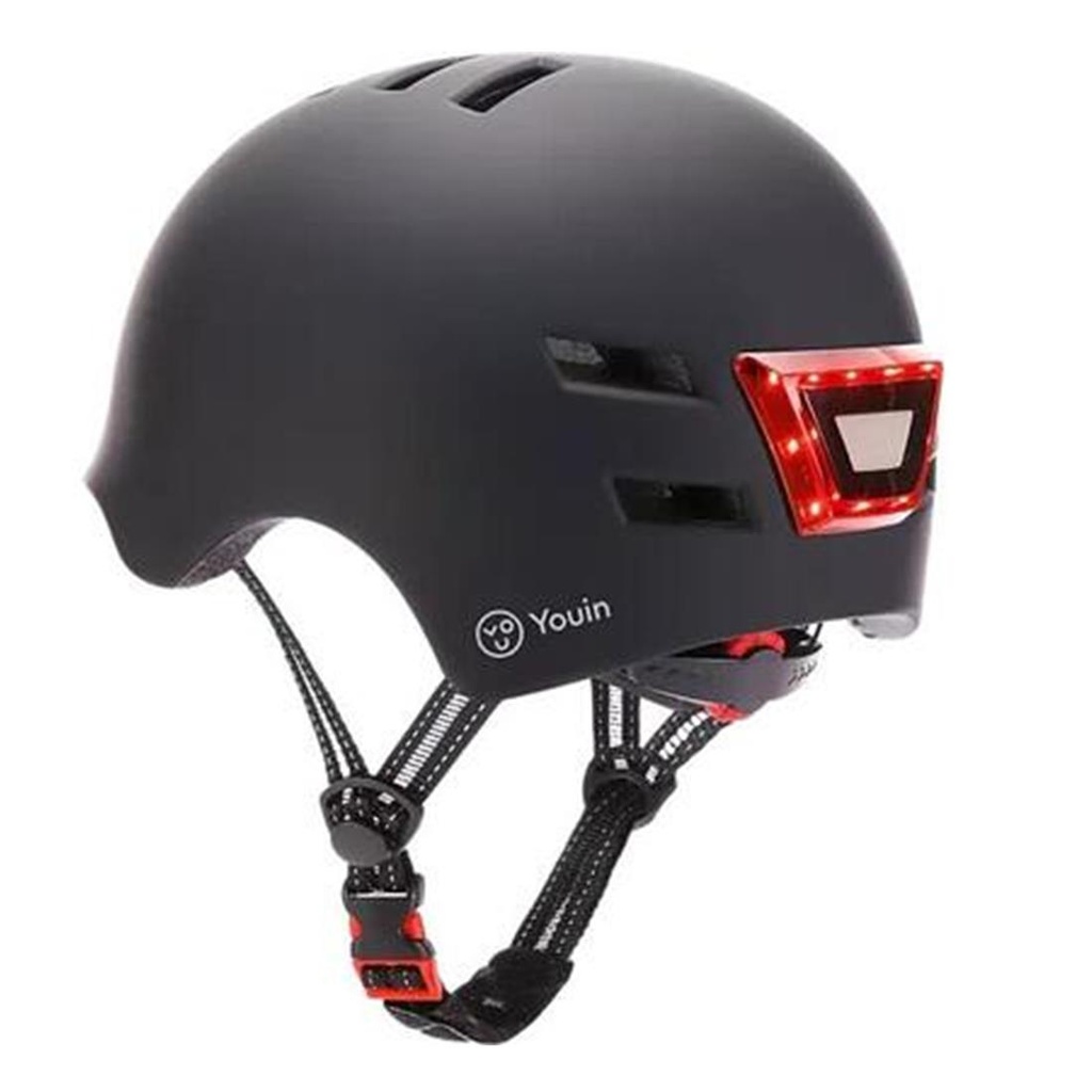 Youin MA1010 Casco Talla L con LED Frontal y Trasero