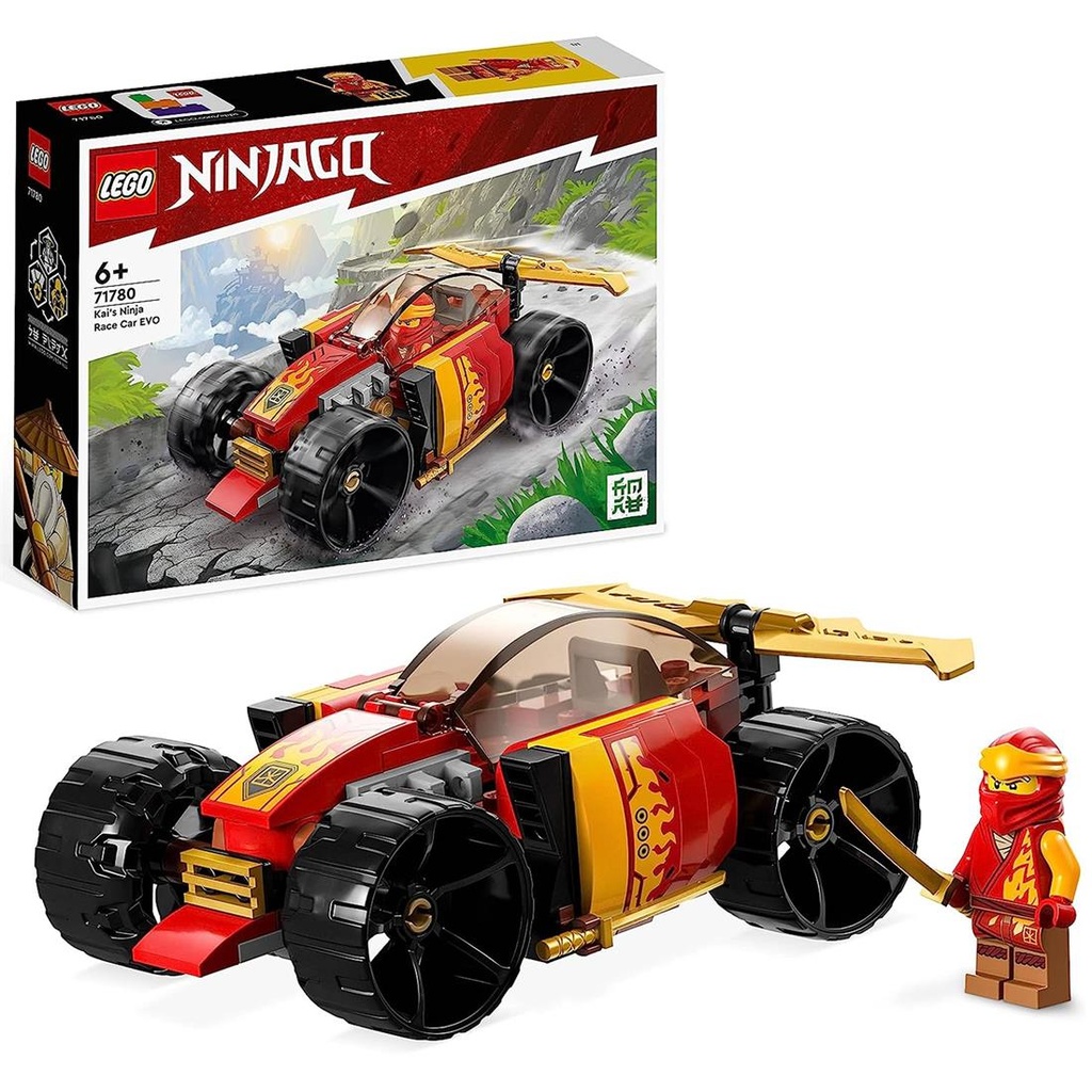 LEGO 71780 Coche de Carreras Ninja EVO de Kai