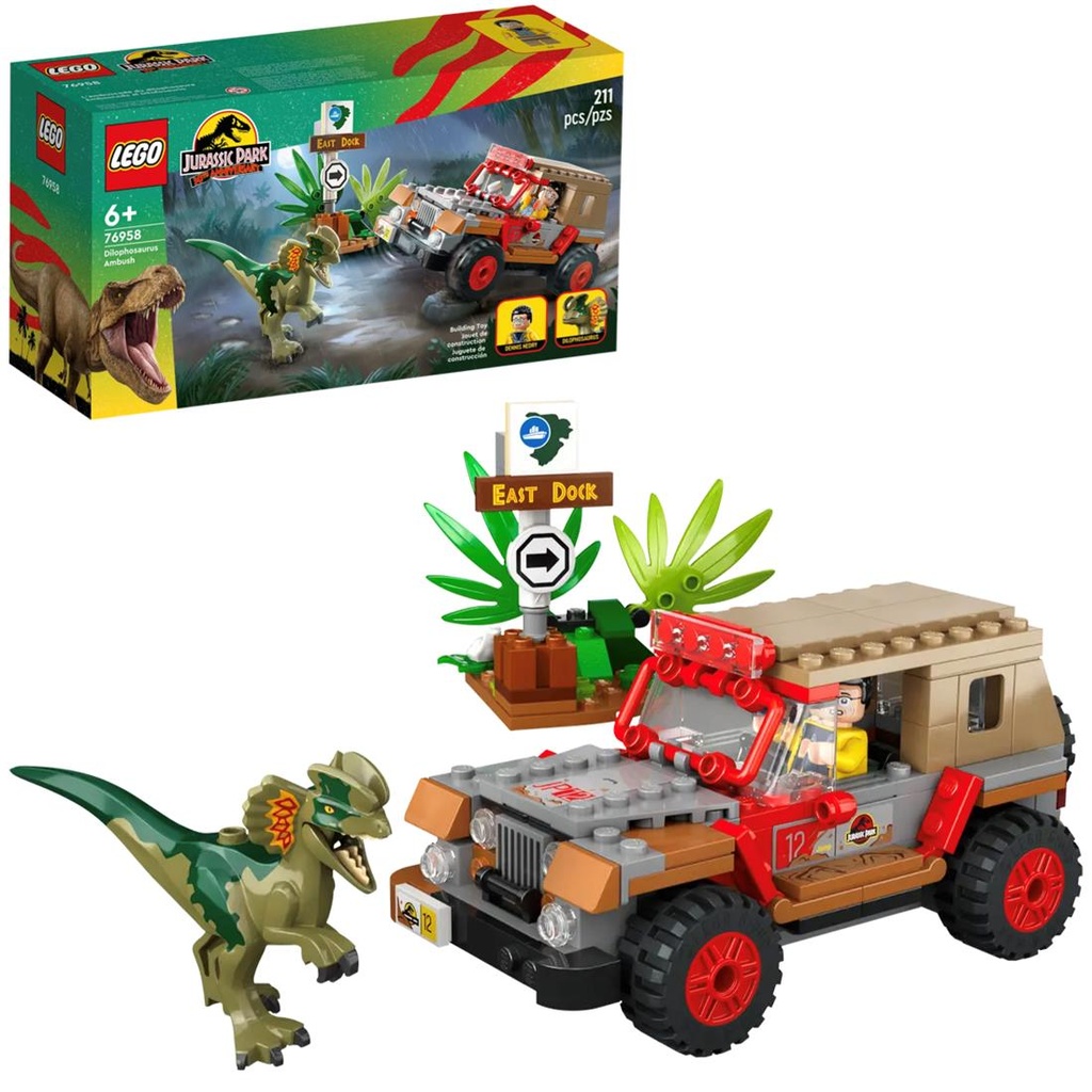 LEGO 76958 Emboscada al Dilofosaurio