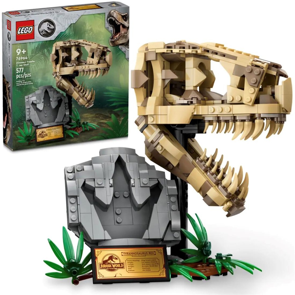 LEGO 76964 Fósiles de Dinosaurio: Cráneo de T. rex