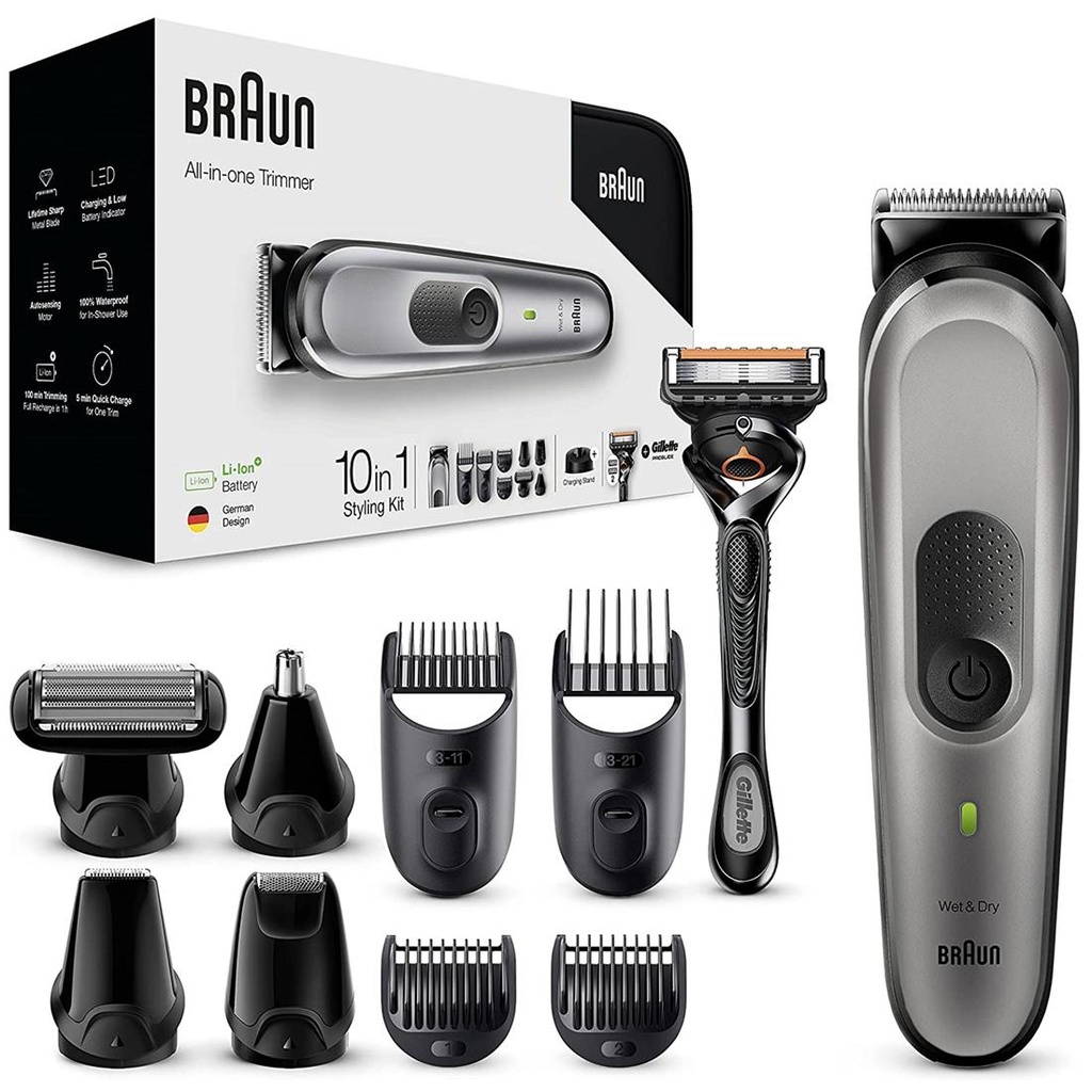 Braun MGK-7920TS Styling Kit Multigroom 10 Accesorios