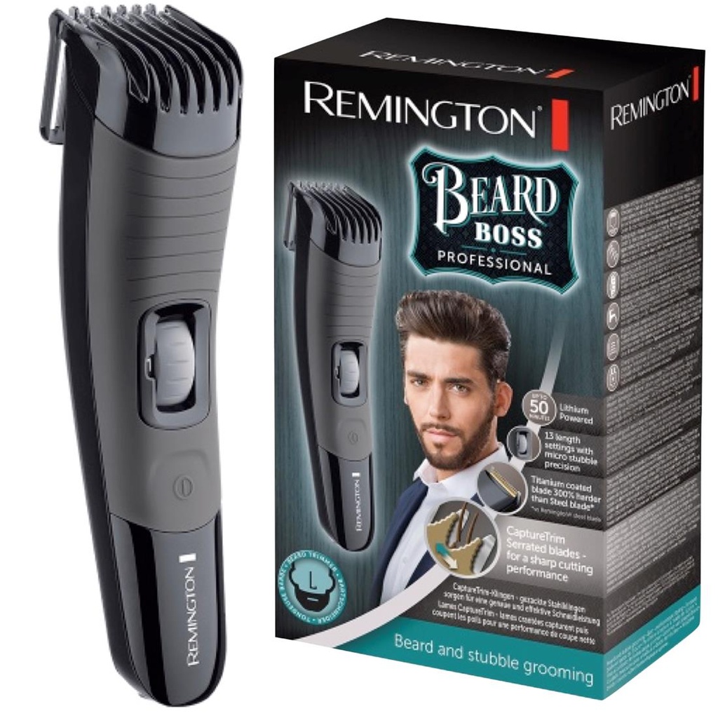 Remington MB4133 Beard Boss Barbero Recargable Titanium