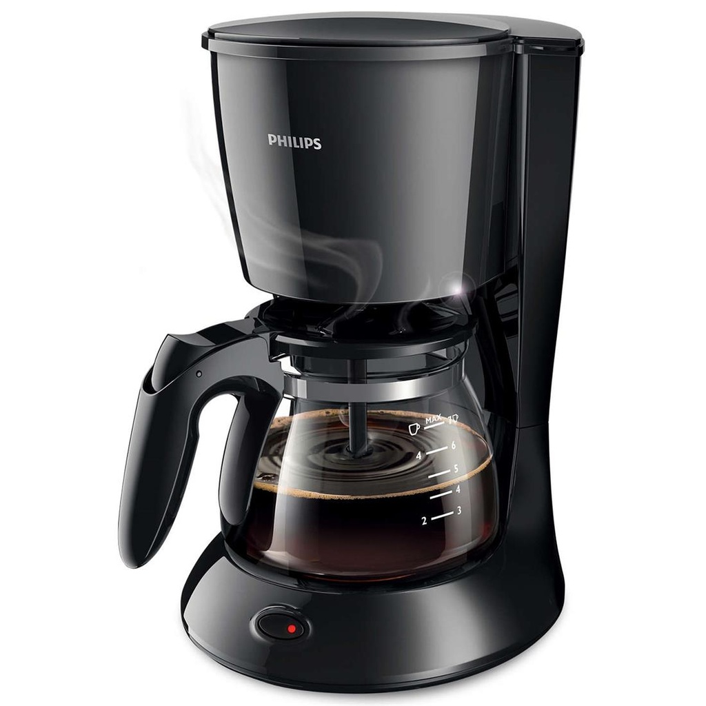 Philips HD7435/20 Cafetera 2-7 Tazas Negra