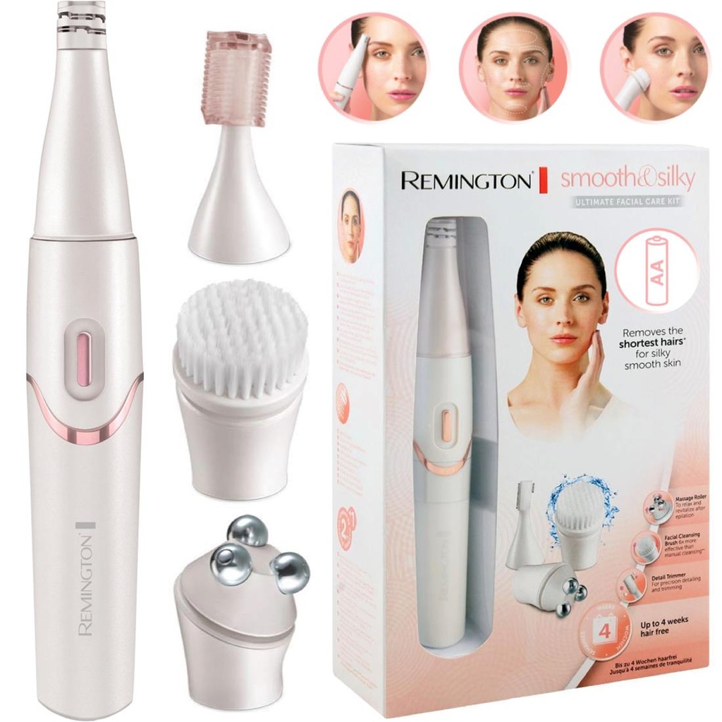 Remingston EP7070 Smooth and Silky Depiladora facial con y Set de Cuidados