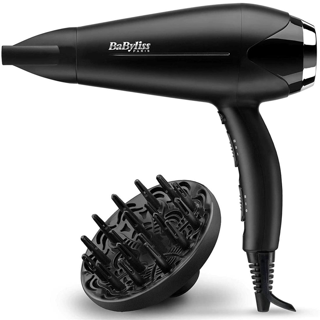 Babyliss D572DE Secador de Pelo 2200W con difusor