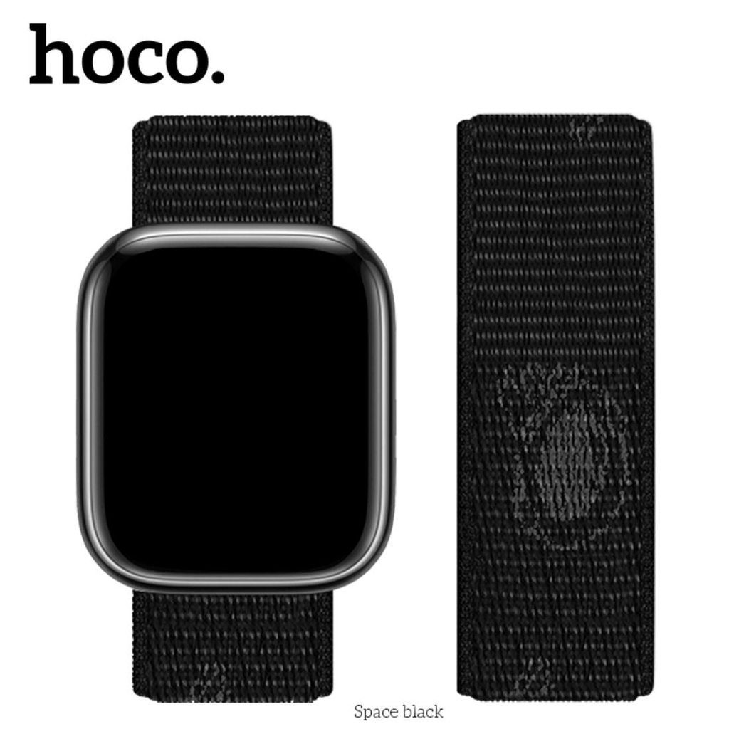 Hoco iWatch WA02 Correa Nylon Negro Space