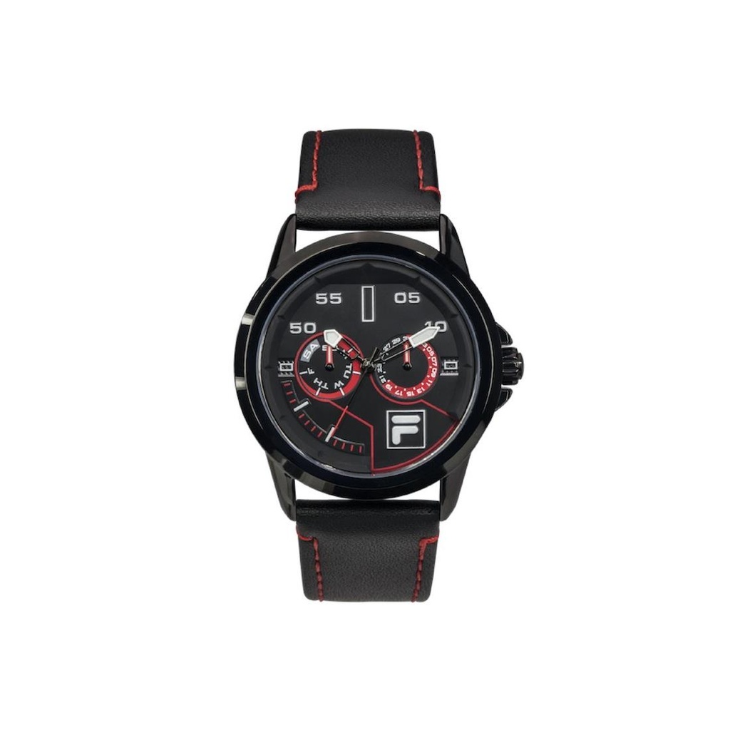 FILA 38-169-101 RELOJ LEATHER NEGRO