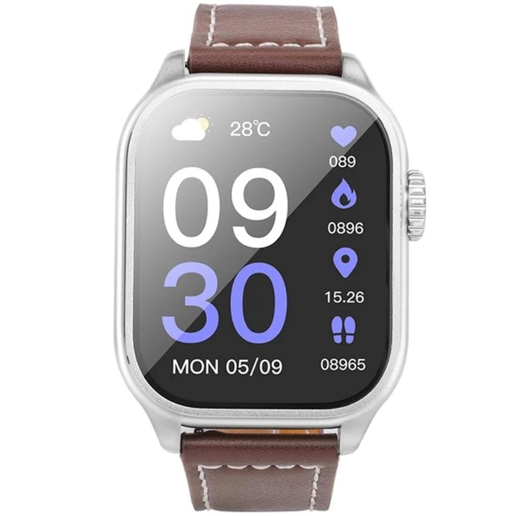 Hoco Y17 SmartWatch con llamadas Bluetooth Plateado