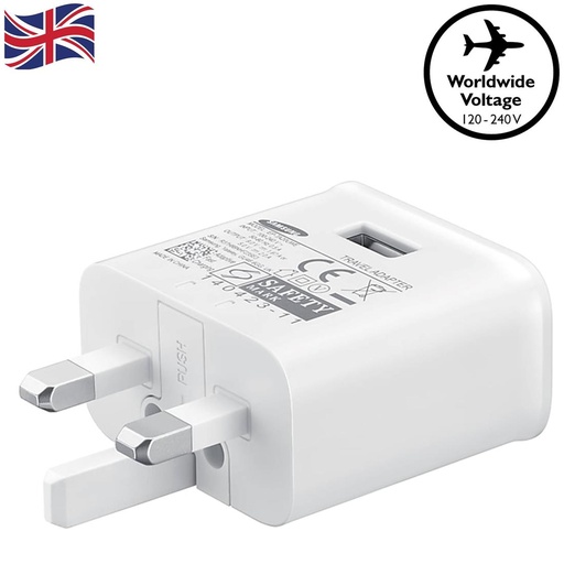 [4040300239] Cargador USB 1.0Amp Samsung Viaje UK (ETA0U83UWE)