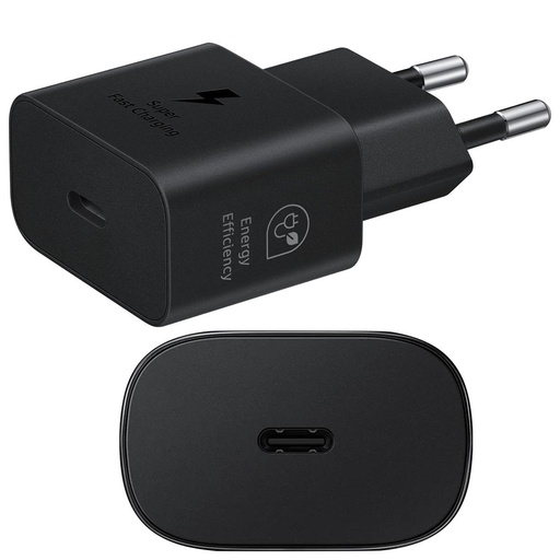 [4040300966] Cargador USB 25W Samsung Negro (EP-T2510)