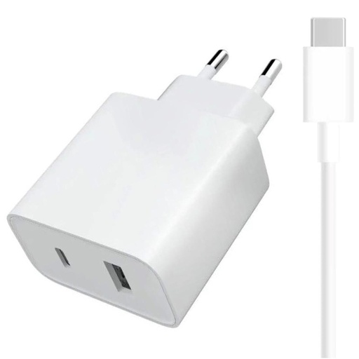 [4030400308] Cargador USB Y USB-C 33W + Cable USB-C Xiaomi (BHR6039)