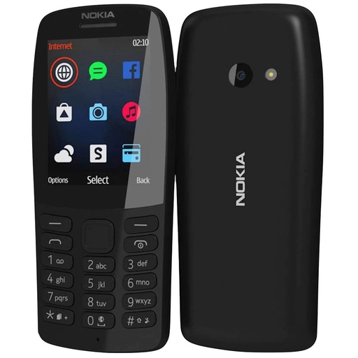 [4040101419] Nokia 210 2.4"  Cámara  Bluetooth Dual Sim Negro