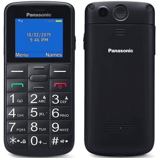 [4040101784] Panasonic KX-TU110 Móvil para Mayores Botón SOS 1.77" DS Negro