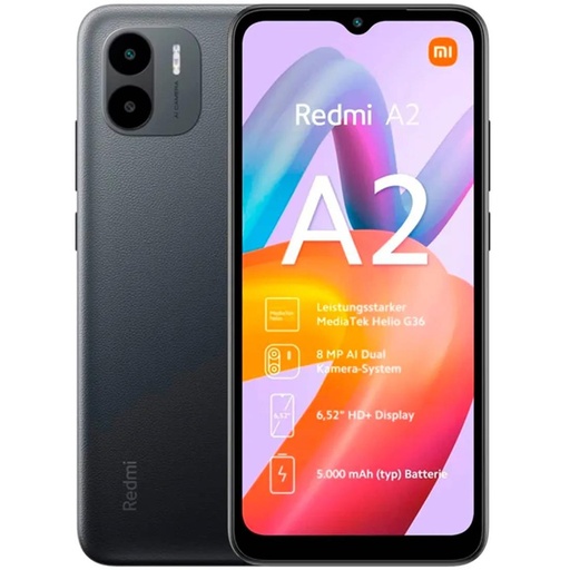 [4040102382] Xiaomi Redmi A2 3GB 64GB Negro