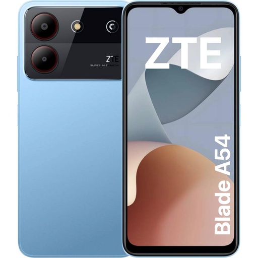 [4040102587] ZTE Blade A54 6,6" HD+ 4GB 64GB Doble Cámara y Lector de Huella Blue